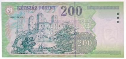 2007. 200Ft alacsony "FB 0000166" sorszámmal T:I / Hungary 2007. 200 Forint with low "...