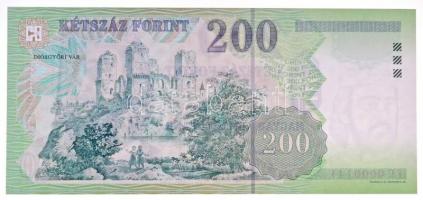 2006. 200Ft alacsony "FC 0000141" sorszámmal T:I / Hungary 2006. 200 Forint with low "...