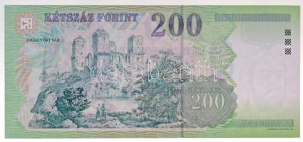 2004. 200Ft alacsony "FC 0000166" sorszámmal T:I / Hungary 2004. 200 Forint with low "...