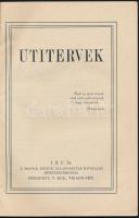 1933-34 IBUSZ útitervek, kiadja a Magyar Királyi Államvasutak hivatalos Menetjegyirodája, 114p