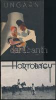 cca 1930-1940 4 db Magyarországot ismertető képes füzet grafikus címlapokkal