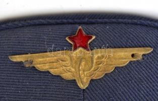 3 db közlekedési dolgozó sapka: Malév, MÁV, MAHART