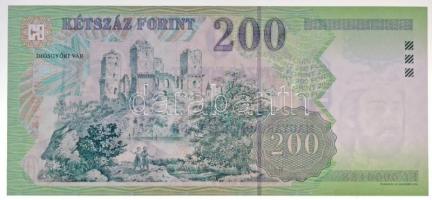 2002. 200Ft alacsony "FC 0000188" T:I / Hungary 2002. 200 Forint with low "FC 0000188...