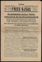 1940 Bp., A Friss Újság 45. évfolyamának 130. száma, háborús hírekkel