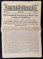 1941 Az Esti Magyarország XLVIII. évfolyamának 242. száma, háborús hírekkel