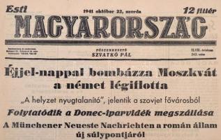 1941 Az Esti Magyarország XLVIII. évfolyamának 242. száma, háborús hírekkel