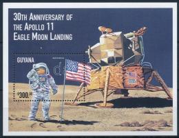 30 éve járt az első ember a Holdon blokk, 30th anniversary of First man on the Moon block