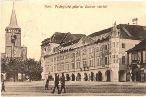 Jicín, Titschein; Valdstynsky palac na Hlavním námesti / Wallenstein Palace on Main Square, shop of M. Holan