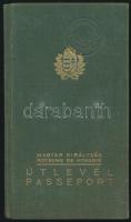 1939 Keményfedeles útlevél / Hard cover passport