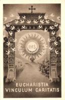 1938 Eucharistia Vinculum Caritastis, Nemzetközi Eucharisztikus Kongresszus Budapesten. Magyar Kettős Szent ÉV / National Eucharistic Congress in Budapest