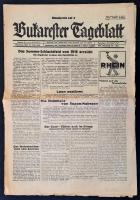 1940 Bukarester Tageblatt XIV. évfolyamának 3946. száma, háborús hírekkel
