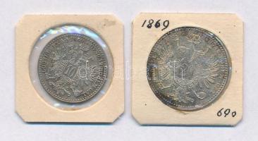 Ausztria 1869. 10kr Ag + 20kr Ag "Ferenc József" T:1-,2
Austria 1869. 10 Kreuzer Ag + 20 ...