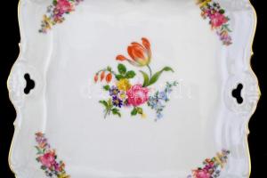 Seltmann porcelán tétel, egyiken apró lepattanással, összesen: 5 db, kézzel festett, jelzett