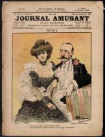 1902 Journal Amusant No. 171, journal humoristique - francia nyelvű vicclap, illusztrációkkal, 16p / French humor magazine