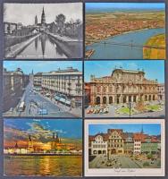 100 db MODERN külföldi városképes lap / 100 MODERN European town-view postcards