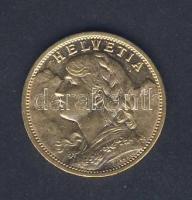 Svájc 1904B 20Fr Au "Vreneli" 6,452g T:2