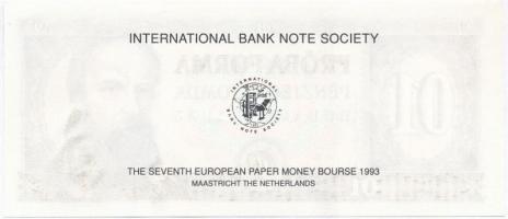 1973. Táncsics 01 "PRÓBA FORMA" előlap kész, belépő "MAASTRICHT", barna nyomat T...