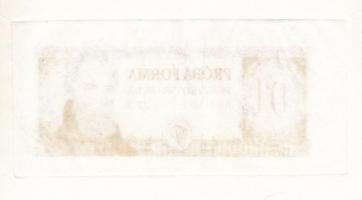 1973. Táncsics 01 "PRÓBA FORMA" előlap kész, illesztőkeresztekkel, hátlap üres, nagy ívszé...