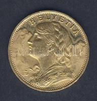 Svájc 1926B 20Fr Au "Vreneli" 6,452g T:1/2 R! Csak 50000db!