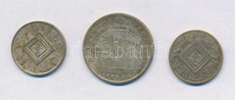 Ausztria 1925. 1Sch Ag + 1926. 1/2Sch Ag (2x) T:2,2-
Austria 1925. 1 Schilling Ag + 1926. 1/2 Schil...
