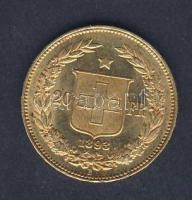 Svájc 1893B 20Fr Au "Helvetia" 6,452g T:2
