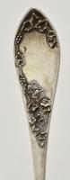 Ezüst (Ag.) szecessziós kis kanál (2 db), jelzett, h:14 cm (2×), nettó: 52 g