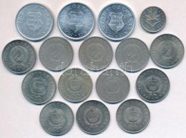 1946-1947. 2Ft Al (3x) + 1950-1952. 2Ft Cu-Ni (5x) + 1957-1966. 2Ft Cu-Ni (7x) + 1971-1989. 2Ft sárg...