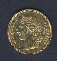 Svájc 1895B 20Fr Au "Helvetia" 6,452g T:2