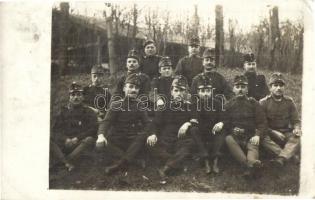 5 db RÉGI első világháborús katonai fotó képeslap vonattal és karácsonnyal / 5 WWI military photo po...