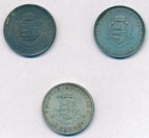 1935. 2P Ag "Pázmány" + 2P Ag "Rákóczi" + 1936. 2P Ag "Liszt Ferenc" T...