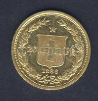 Svájc 1886. 20Fr Au "Helvetia" 6,452g T:2