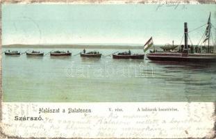 Balatonszárszó, Szárszó; Halászat a Balatonon V. rész, halászok hazatérése (EK)