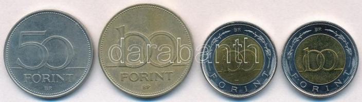 1995. 50Ft + 1996. 100Ft + 2002. 100Ft "Kossuth" (2x) T:1-,2