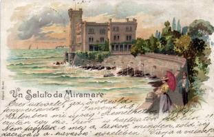 1899 Miramare Litho