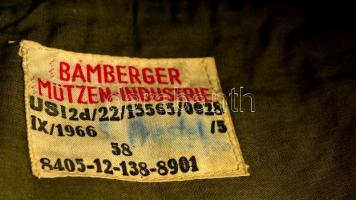 1966 Német katonai gyakorló posztó sapka