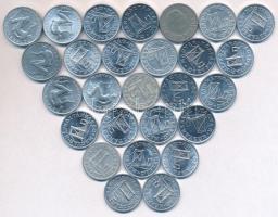 1926. 50f Cu-Ni + 1953-1966. 50f Al (5x) + 1968-1999. 50f  Al (21x) T:1-3