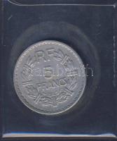 Franciaország 1920-2000. 158db klf fémpénz 9lapos 194férőhelyes gyűrűs berakóban T:2,3,4