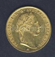 Ausztria 1855A 1D Au 3,49g T:2+