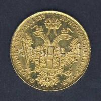 Ausztria 1855A 1D Au 3,49g T:2+
