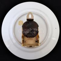 Weimar porcelán falióra, működik, elem nélkül, d:23,5 cm