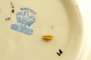 Alföldi város képes tálkák, matricás, jelzett, hibátlan, összesen:3 db, d: 8-9 cm