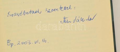 Tar Sándor: A mi utcánk. Bp., 1995, Magvető. DEDIKÁLT! Kiadói kartonált kötés, papír védőborítóval, ...