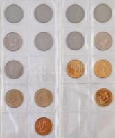 127db-os, modern magyar forint gyűjtemény, benne forgalmi emlékkiadások, közte 2005. 10Ft Cu-Ni &quo...