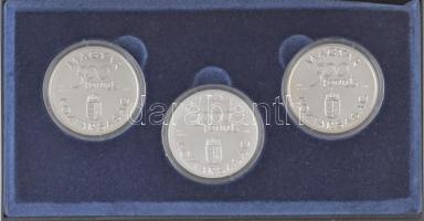 1993. 500Ft Ag "Régi dunai hajók - Árpád" + 1994. 500Ft Ag "Régi dunai hajók - Caroli...