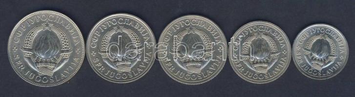 Jugoszlávia 1970. 2D + 5D "FAO" + 1976. 1D + 10D "FAO" + 1975. 5D "30 éves ...