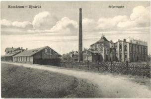 Komárom, Komárno; Újváros, selyemgyár / silk factory
