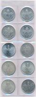 1992. 200Ft Ag (4x) + 1993. 200Ft Ag (6x) T:1-,2