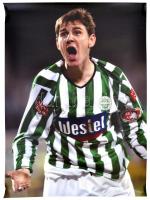 cca 1990-2005 Futballistákat ábrázoló nagyméretű plakátok, köztük, Zidane, Gullit, Casillas, Rooney,...