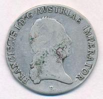 1823B Féltallér Ag "Ferenc" Körmöcbánya (13,74g) T:3  Hungary 1823B Half-Thaler Ag "Franz I" Kremnitz (13,74g) C:F