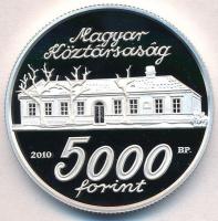 2010. 5000Ft Ag "Erkel Ferenc születésének 200. évfordulója" tanúsítvánnyal T:PP